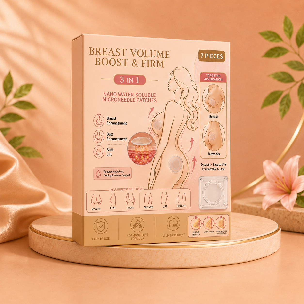 Rovinelx™ Breast & Butt Enhancement Microneedle Patch-L7