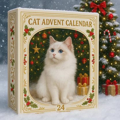 Advent Calendar 2026 Cat Advent Calendar Gift for Adults Friends Cat Owners and Lovers Christmas Holiday Countdown Gift 24 Designs Cats Charm Christmas Tree Ornament