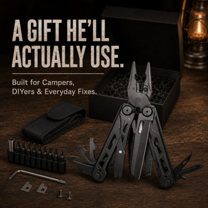 🎉 2026 Sale — Over 31,000 Sold! 🔧 12-in-1 Multifunction Pliers – Stainless Steel, Spring-Action & Safety Lock – Camping, Repairs, and Everyday Carry 🧰
