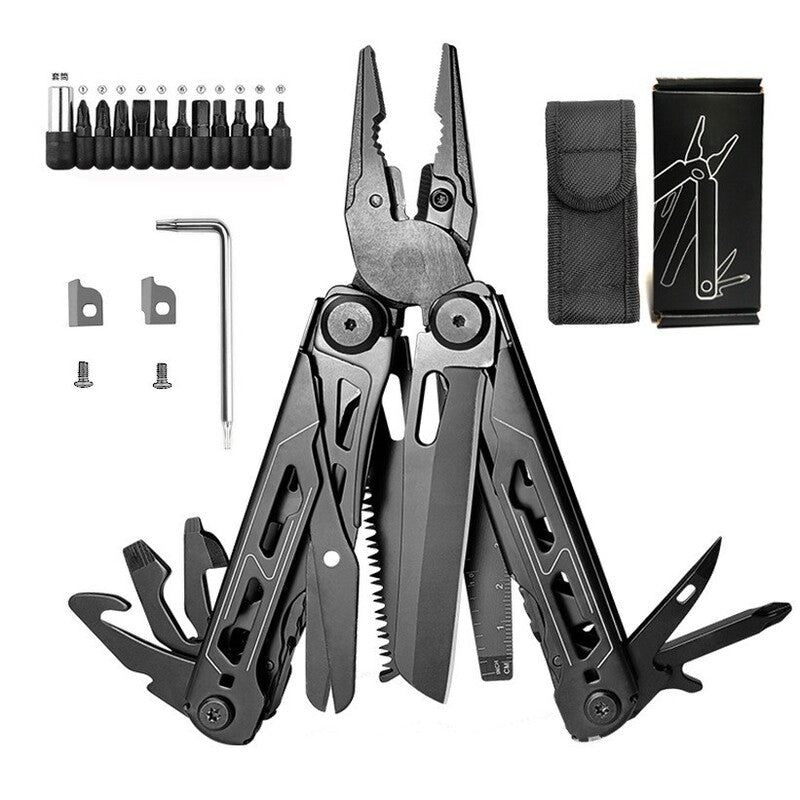 🔥🔥🔥Multi-Tool Pliers + Screwdriver Bits + Cutter Blades   （⭐Popular Pick）